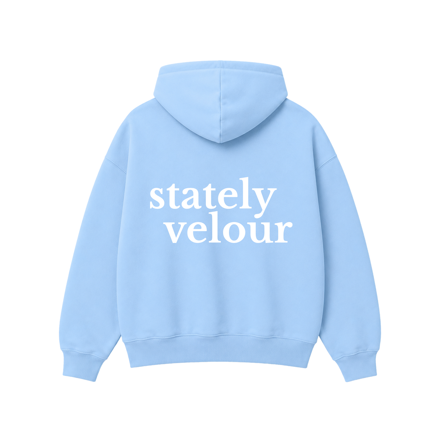 SIGNATURE BOXY HOODIE SKY (PRE-ORDER)